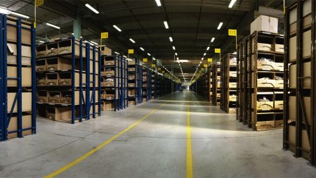 Освещение склада