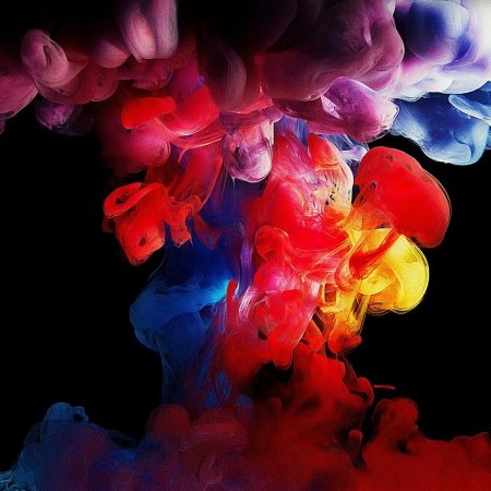 Цветной дым фон