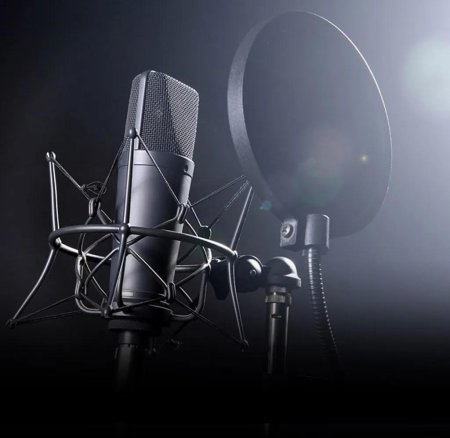 Микрофон в студии