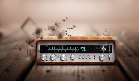 Радиоприемник на столе