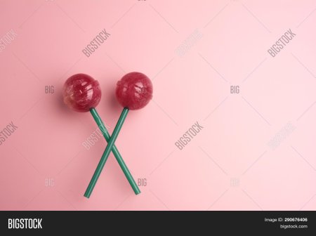 Леденец на палочке мокап