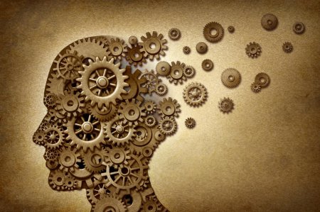 Голова с шестеренками