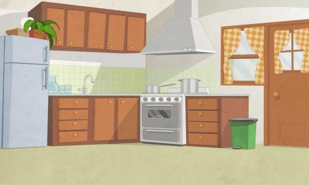 Кухня мультяшная