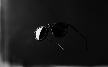 Черно белые очки
