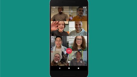 Групповой видеозвонок в WHATSAPP