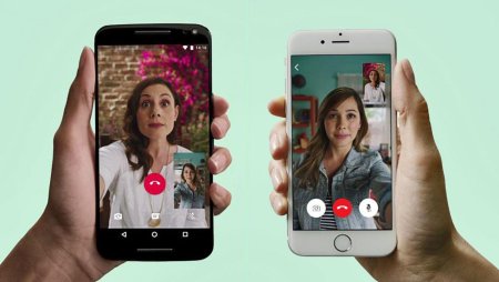 Разговор по видеосвязи на телефоне