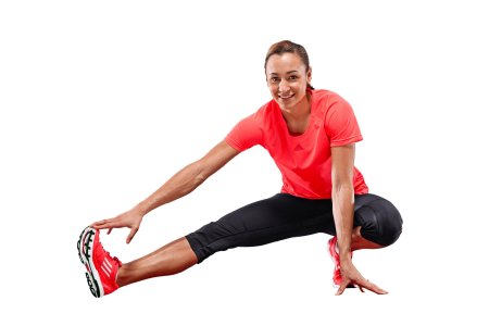 Женщина спортивная