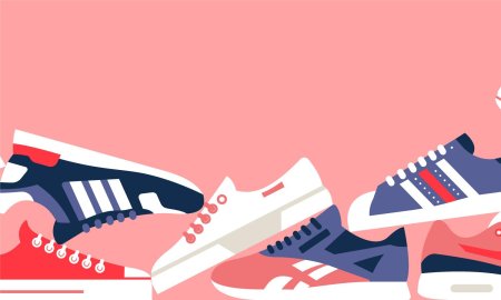 Женские кроссовки баннер