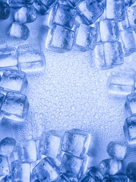 Кусочки льда