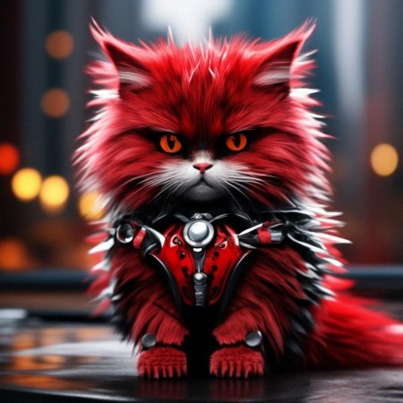 Красный котик