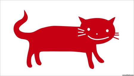 Кот красный