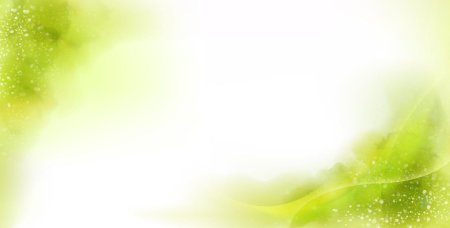 Желто зеленая абстракция