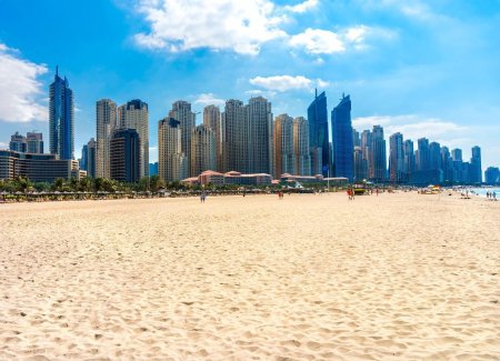Пляж JBR В Дубае