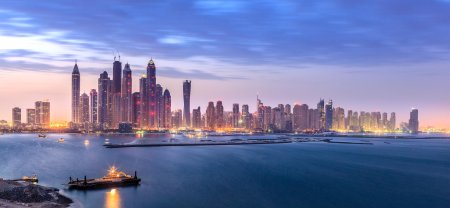 Дубай панорама