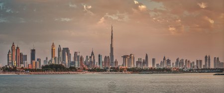 Дубай панорама