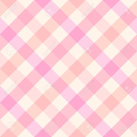 Принт розовая клетка