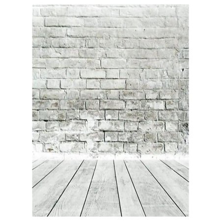 Фотофон кирпичная стена белая