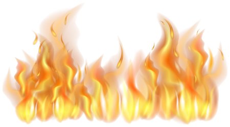 Огонь без фона для фотошопа
