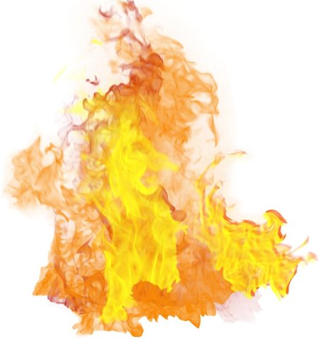 Огонь прозрачный фон