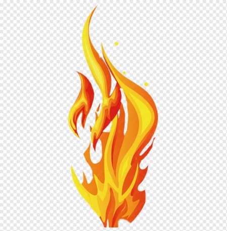 Рисунок огня пламени