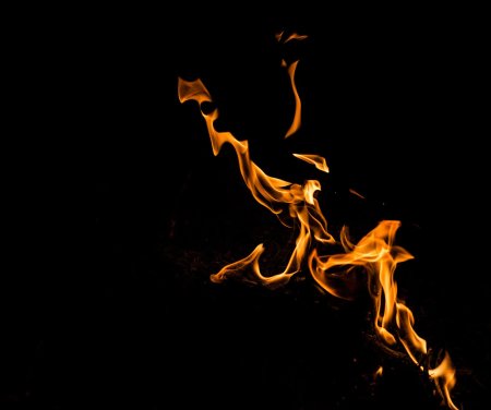 Огонь на фон