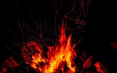 Пламя костра