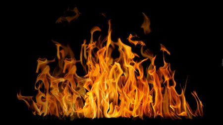 Огненный фон