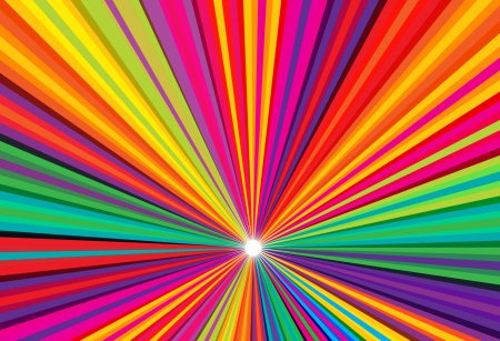 Разноцветные лучи