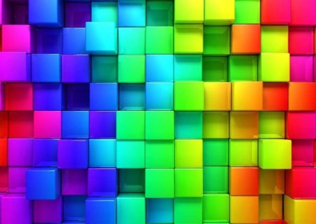 Разноцветные кубики