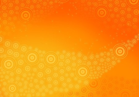 Оранжевый фон с узорами