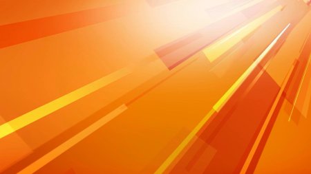 Оранжево желтая абстракция