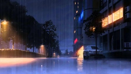 Аниме улица для гача лайф дождь