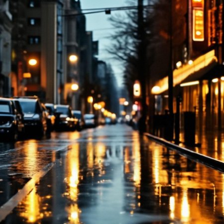 Город после дождя