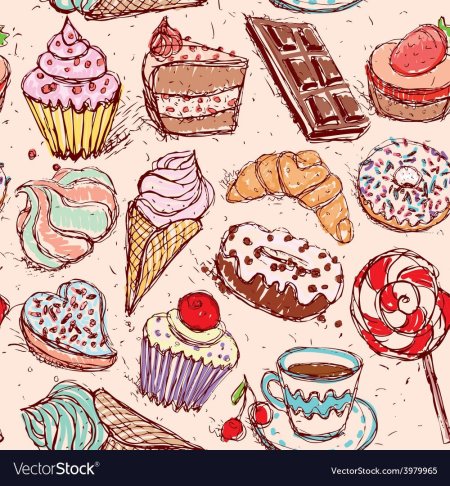 Сладости рисунок