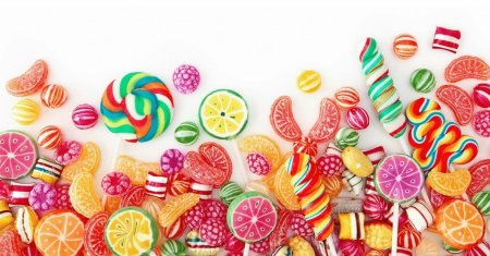 Конфетки простые в корзинке