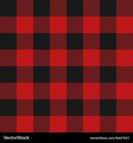 Черно красная клетка