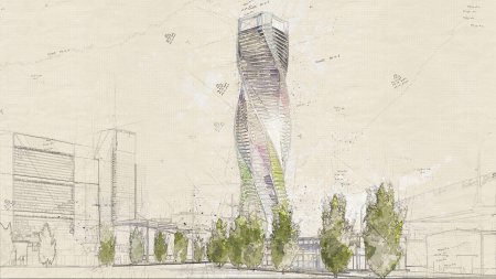 Башня эволюция москва сити чертежи