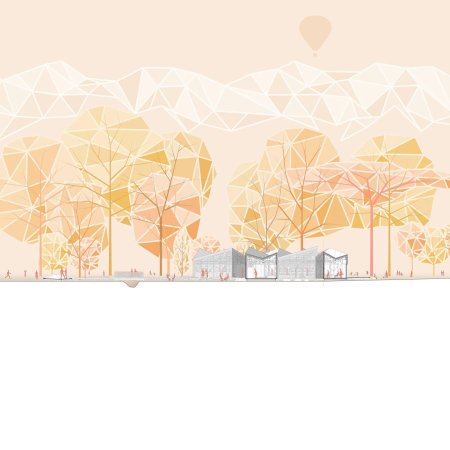 Фон для подачи архитектурного проекта