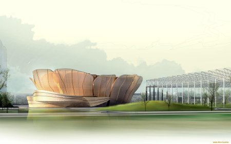 Бионическая архитектура 3ds Max