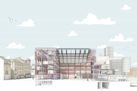 Фон для подачи архитектурного проекта