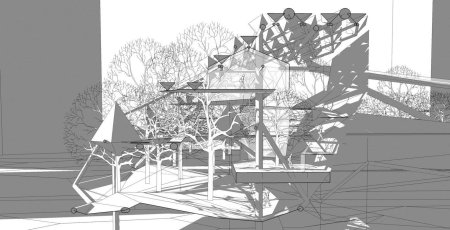 Фон для подачи архитектурного проекта