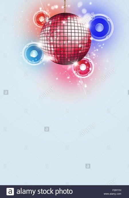 Фон диско шар