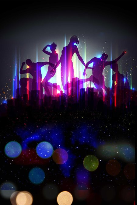 Силуэты на танцполе