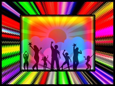 Плакат дискотека