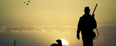 Охотник на закате
