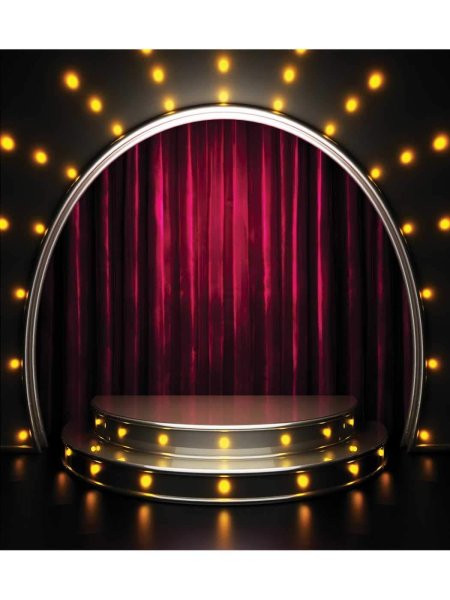 Сцена театр занавес Мулен Руж