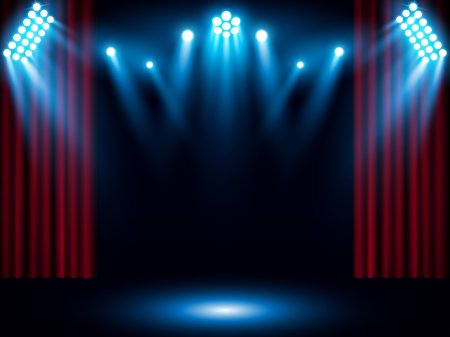 Софиты на сцене