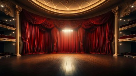 Фон театральный