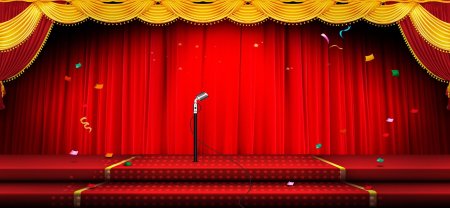 Театральный фон для афиши