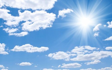 Небо с солнцем